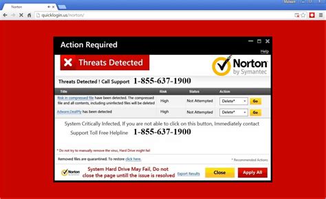 are there fake norton websites